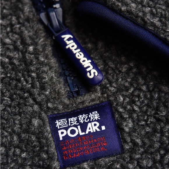 Super dry Racer Fleece Zip Hoodie size M - Picture 12 of 14